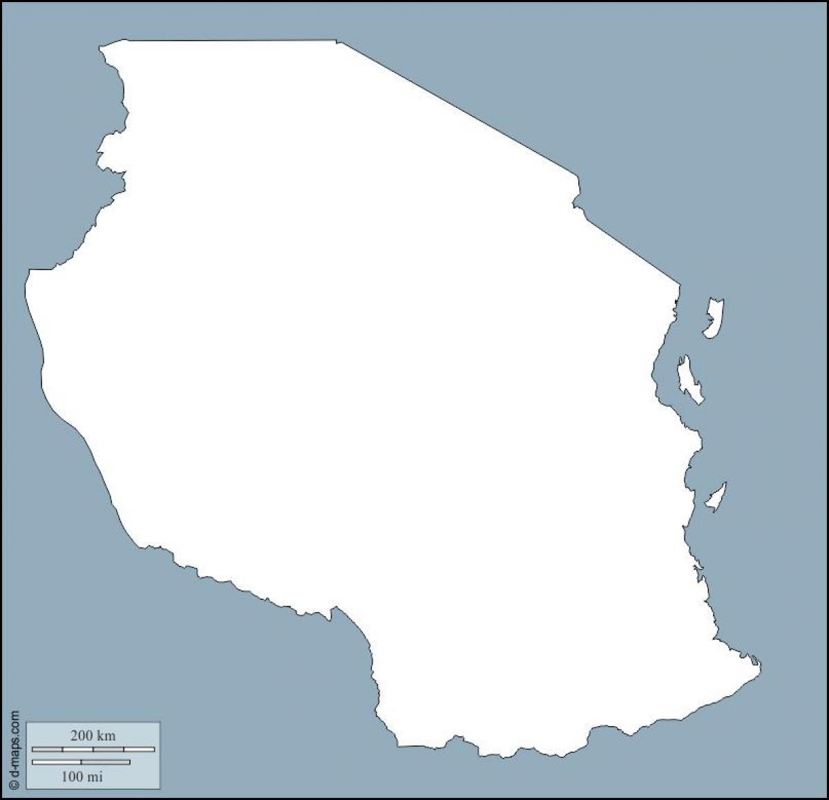 Mapa ng tanzania balangkas