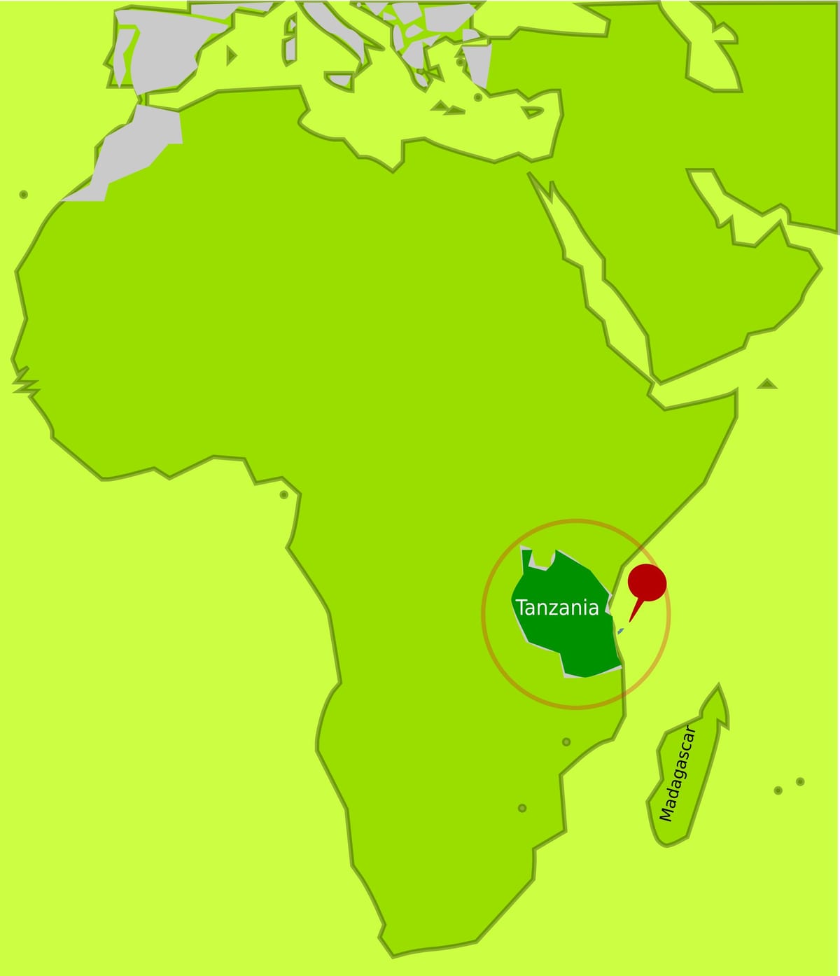 Mapa ng isla ng mafia tanzania
