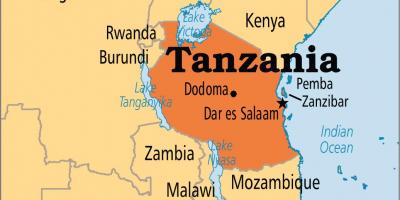 Mapa ng dar es salaam, tanzania