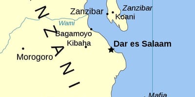 Tanzania mga isla sa mapa