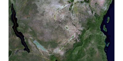 Mapa ng satellite tanzania