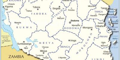Mapa ng tanzania sa distrito